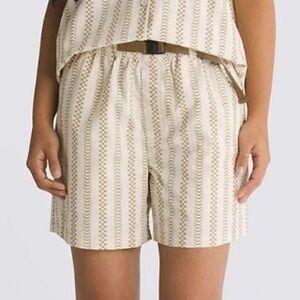 Vans x Spitfire Wheels Skateboarding Pull On Shorts in Beige Turtledove Print